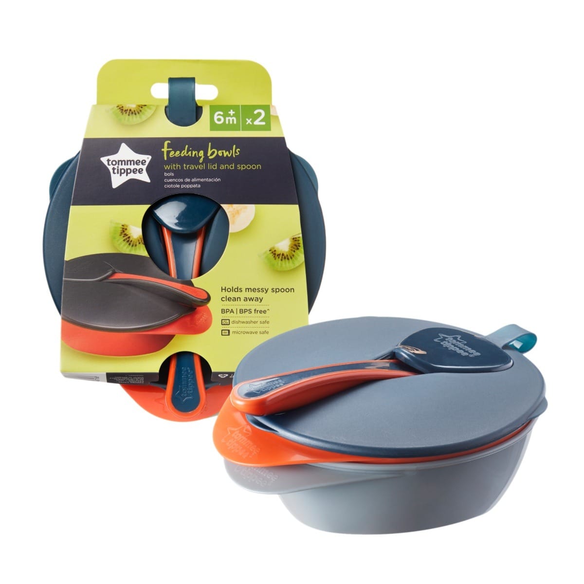 Tommee Tippee Explora Easy Scoop Feeding Bowl with Lid